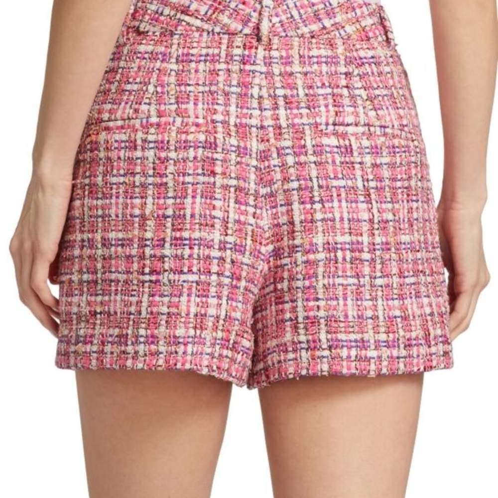 Alice + Olivia Tweed Cropped Jacket XS & Conry Pleated Short Sz 2 - Picture 7 of 9